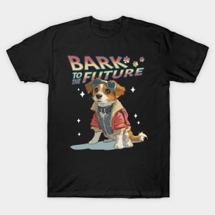 Bark to the Future cute dog T-Shirt